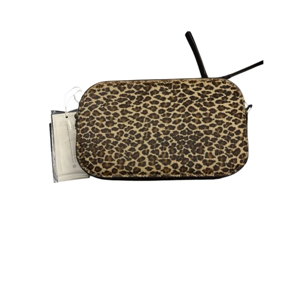Tory Burch Mini Miller Leopard Print Calf Hair Crossbody Bag New w/tag Authentic